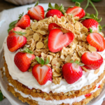 strawberry crunch cake recipe